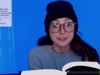 delilahreads sex cam with a horny cute cam girl that's also incredibly naughty