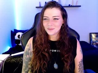 bigtittedtattedlesbian cam girl with big boobs presents cum show online