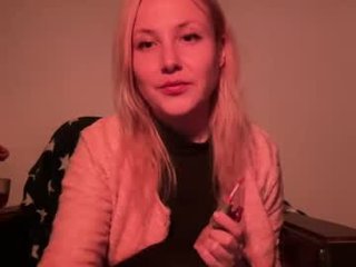 hellyriddle cute blonde cam girl gets her pussy banged very hard